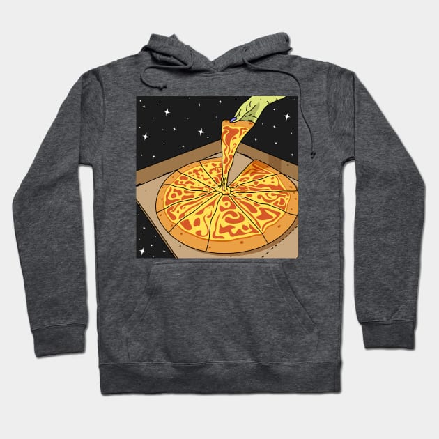 Universe Pizza Delivery Hoodie by gnomeapple